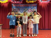 114學年度看繪本說故事比賽選手合照